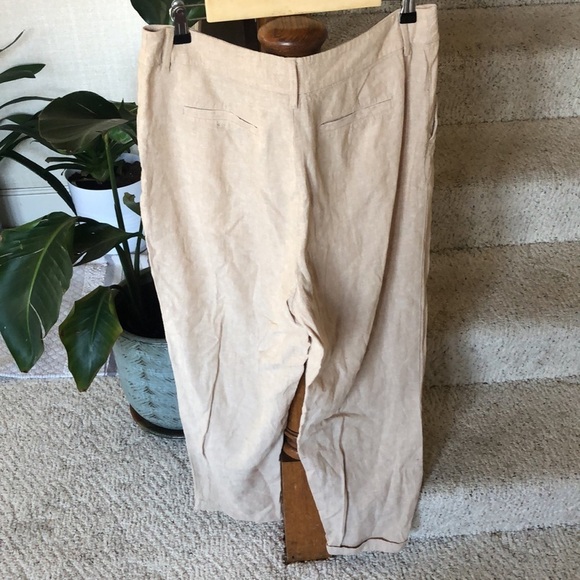 A New Day Sand Beige Linen Beach Pants - Picture 5 of 6